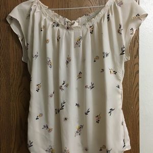 LC Lauren Conrad Floral Blouse